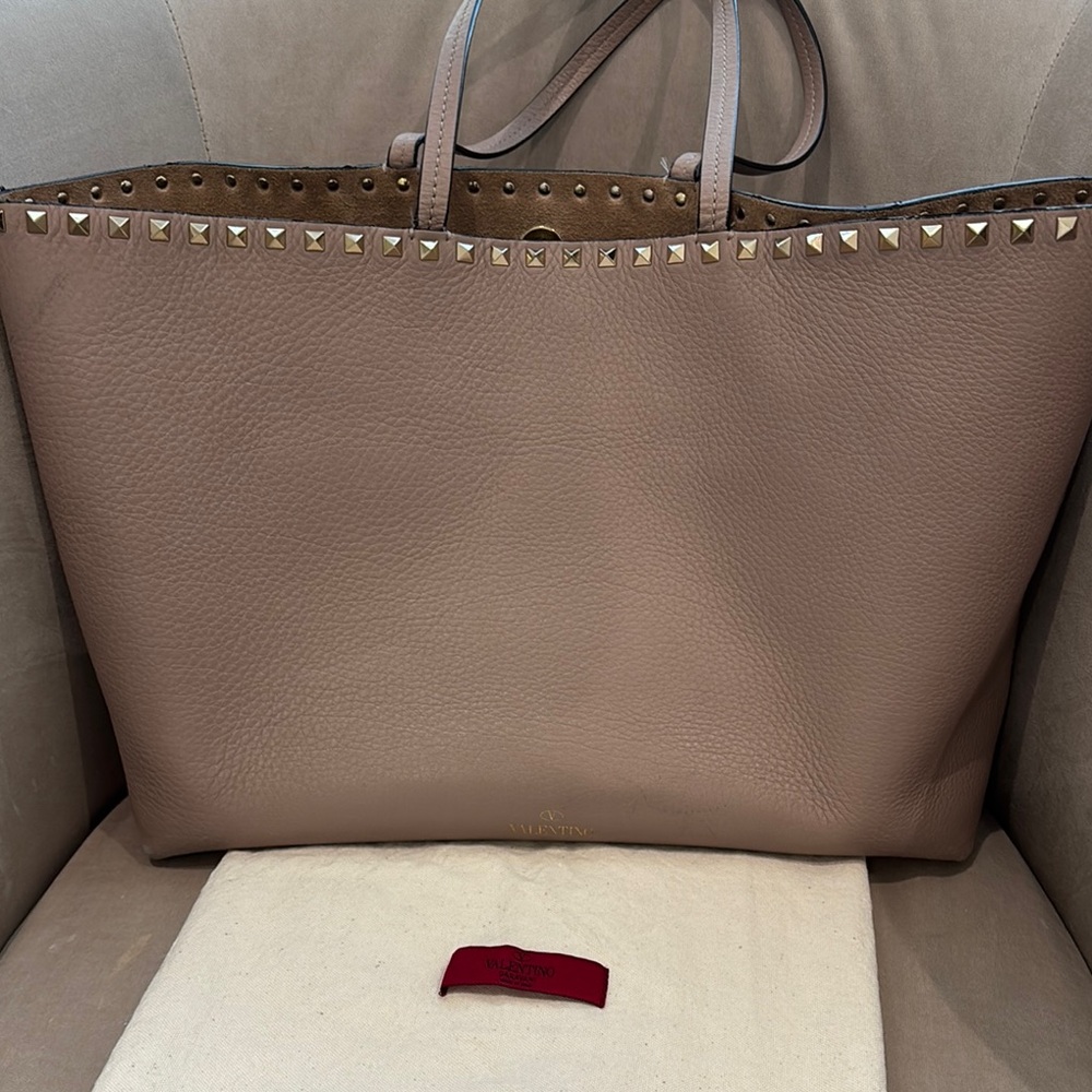 Valentino Tan Studded Women's Bag